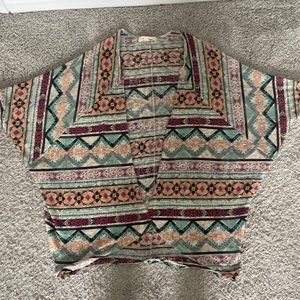 NORDSTROM PRINTED KIMONO/CARDIGAN